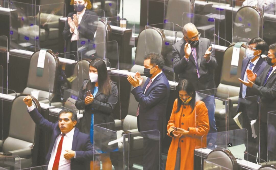 La minuta con los cambios a la Ley Orgánica del Poder Judicial fue avalada en San Lázaro ayer a las 4:30 horas. Se estableció que el ministro presidente ocupará el cargo hasta el 30 de noviembre de 2024. Foto: Diego Simón. EL UNIVERSAL