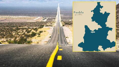 Puebla forma parte de una de las carreteras más largas de México