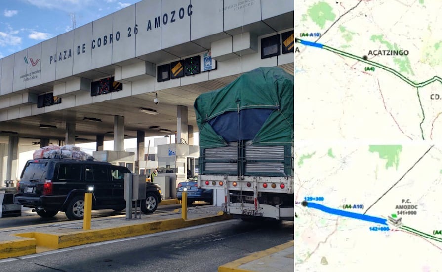 Caseta de Amozoc será removida y se ampliará a 6 carriles