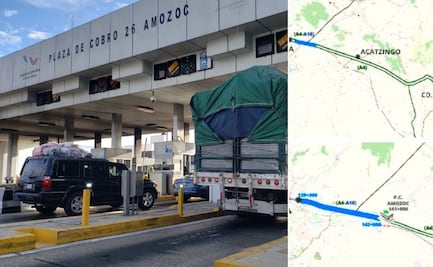 Caseta de Amozoc será removida y se ampliará a 6 carriles