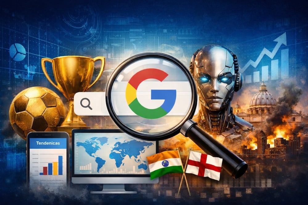 En Google puedes conocer las tendencias actuales | Foto: ChatGPT para El Universal Puebla