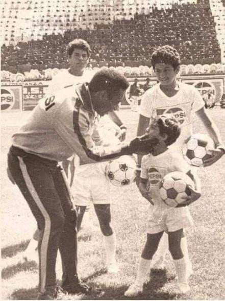 Pelé en el Cuauhtémoc, una visita inolvidable