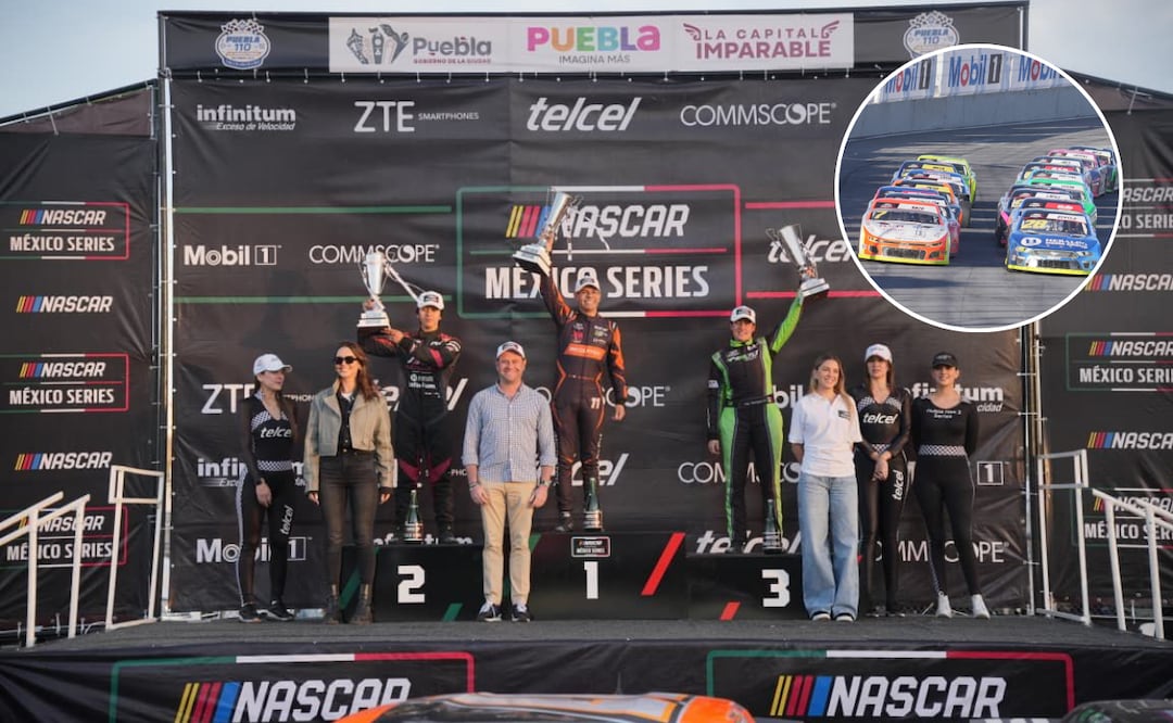 Puebla recibió la gran final de la NASCAR México Series | Foto: Gobierno de Puebla.
