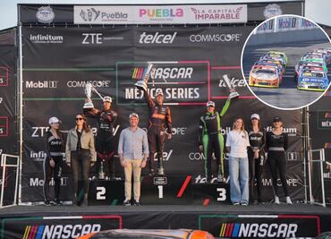 Puebla recibió la gran final de la NASCAR México Series