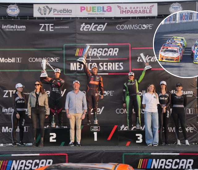 Puebla recibió la gran final de la NASCAR México Series