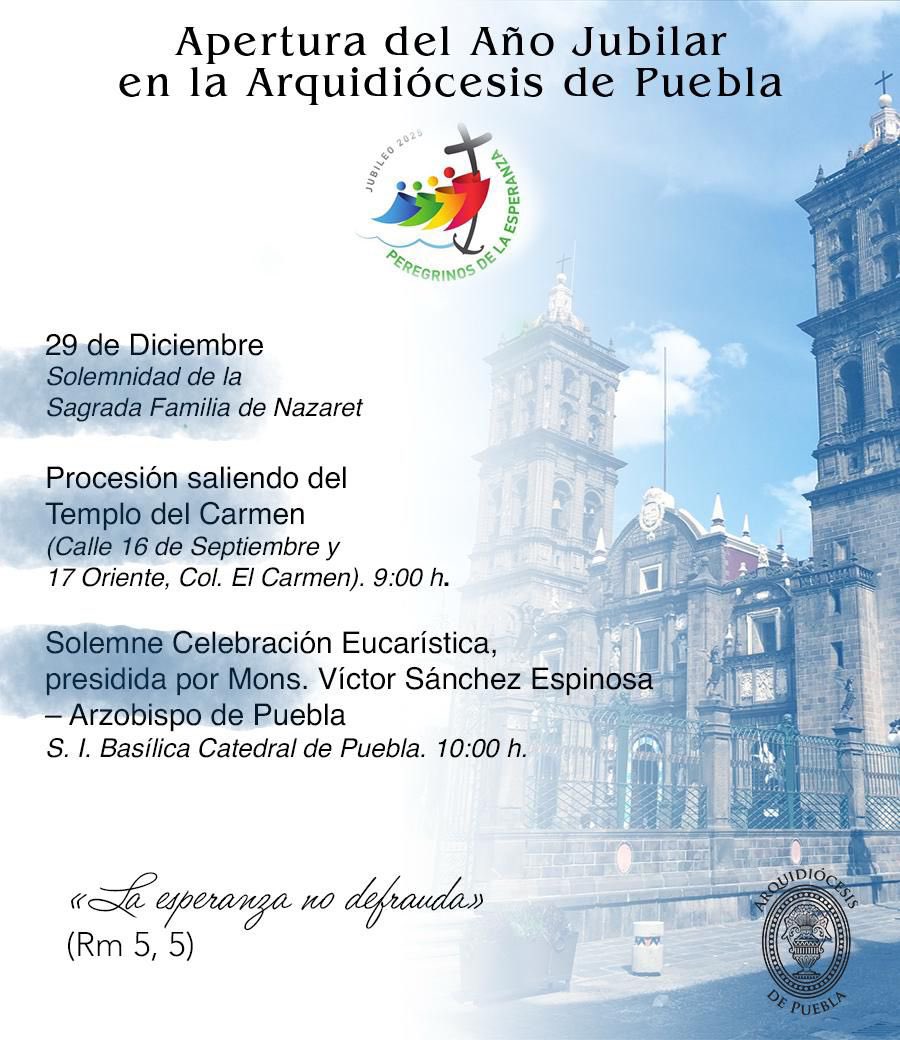 La Puerta del Perdón se reabrirá el próximo 29 de diciembre de 2024. Foto X @Arqui_Puebla