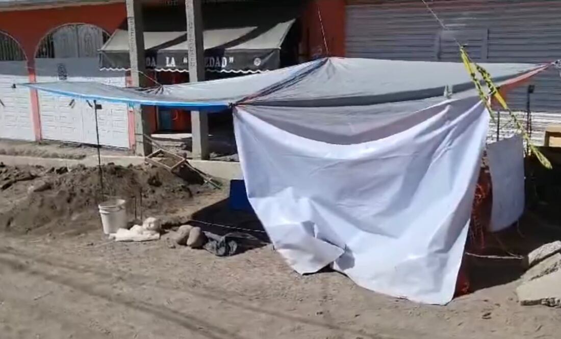 Dos osamentas fueron halladas en las obras de rehabilitación de Atlixco | Foto: Captura e-consulta