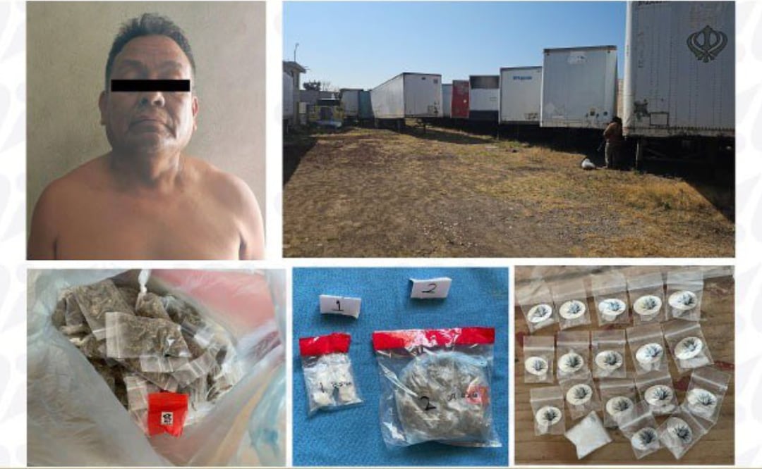 El detenido, los indicios y los bienes asegurados quedaron a disposición del agente del Ministerio Público | Foto: FGE