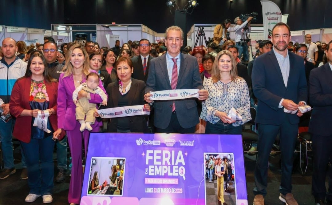 Inaugura Pepe Chedraui la Feria de Empleo de Mujeres Imparables 2026 | Foto: Ayuntamiento de Puebla.