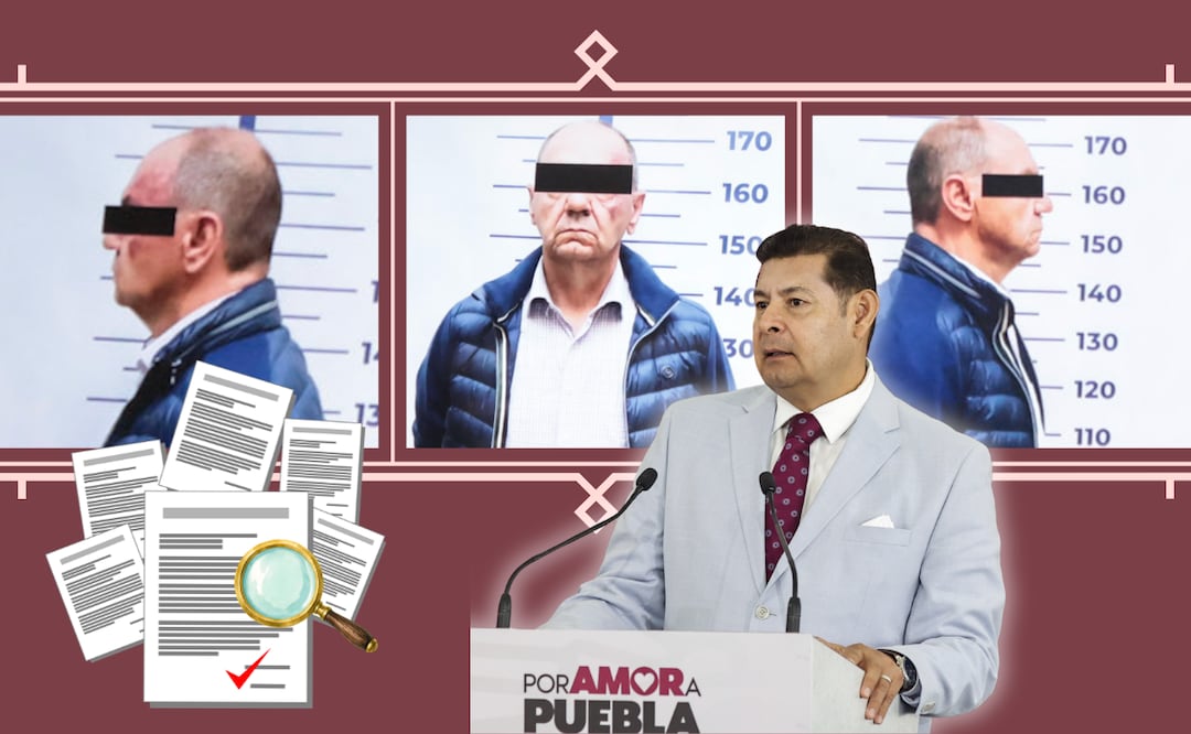 Armenta habló en la CDMX sobre el caso del tirador de la Atlixcáyotl | Foto: EsImagen / Canva