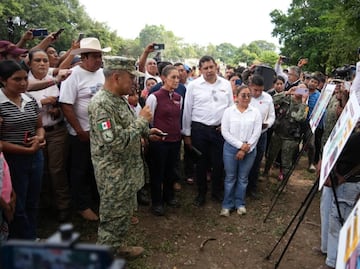 "Estaremos hasta el último momento", presidenta Sheinbaum supervisa trabajos en Pantepec