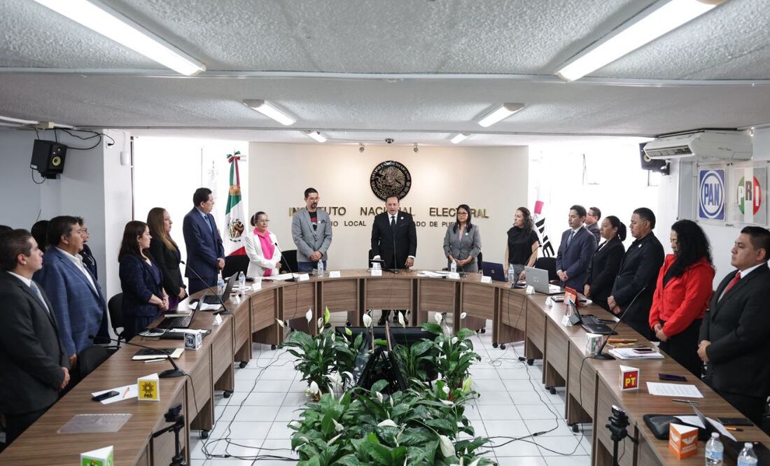 Este miércoles se instaló el Consejo local del INE | Foto: Agencia Es Imagen para El Universal Puebla