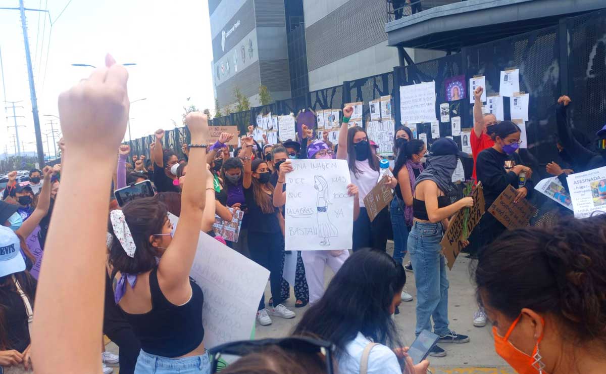 Debanhi Escobar: Poblanas protestan para exigir justicia y un alto a los feminicidios