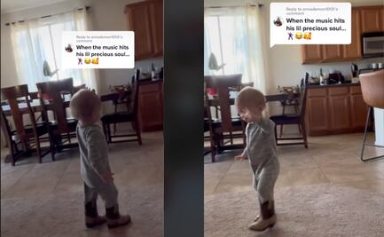 TikTok: bebé baila "La Chona" con botas vaqueras y rompe internet