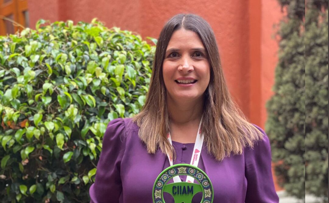 Sahíe Gazal Yunes fue reconocida como “Ejecutivo del año de la industria automotriz 2022” Foto: Twitter @CoparmexPuebla