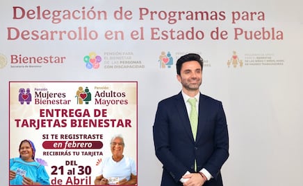 Inicia entrega de tarjetas para Pensión Bienestar en Puebla