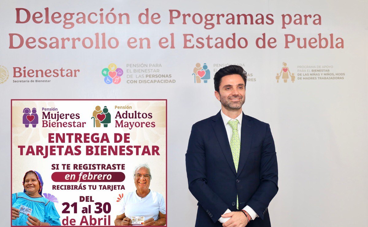Inicia entrega de tarjetas para Pensión Bienestar en Puebla