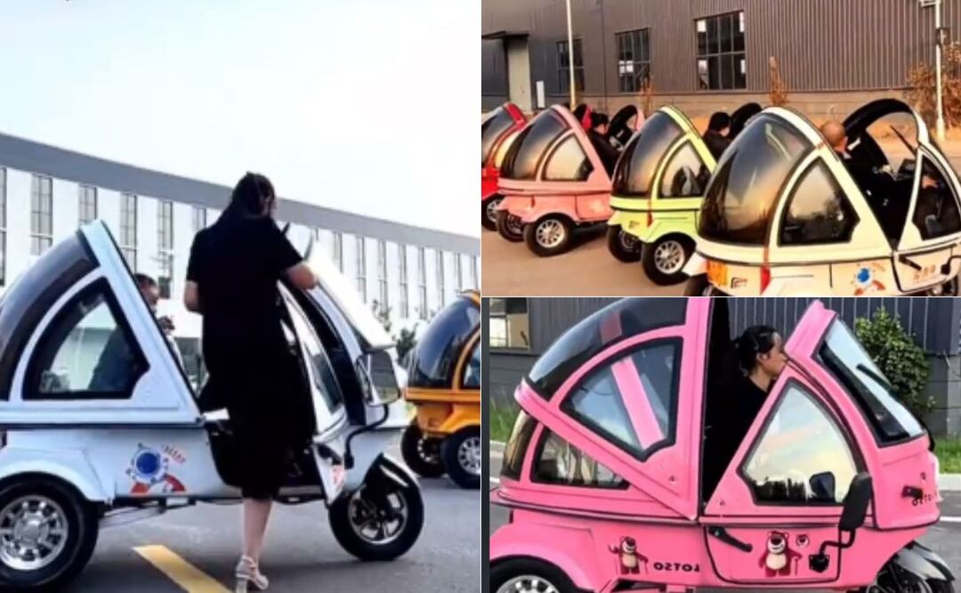 El motorcycle eléctrico viral es de origen chino | Foto: Captura TikTok