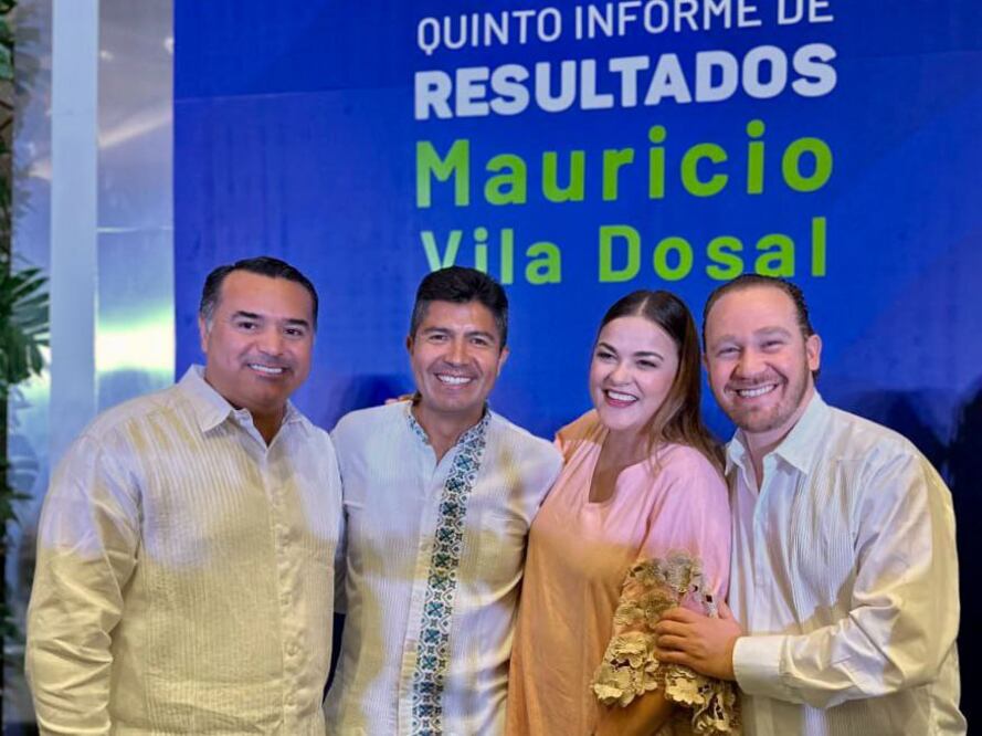 Lalo Rivera estuvo en Yucatán con el gobernador Mauricio Vila | Fotos Especiales