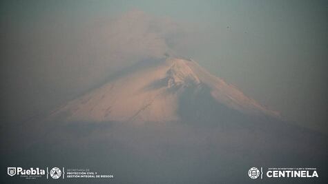 ¿Cómo amaneció el volcán Popocatépetl? Reporte del 10 de abril de 2021