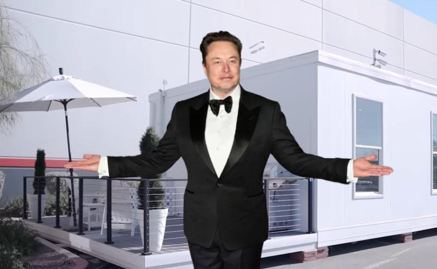 Cuánto cuesta la casa prefabricada donde vive Elon Musk