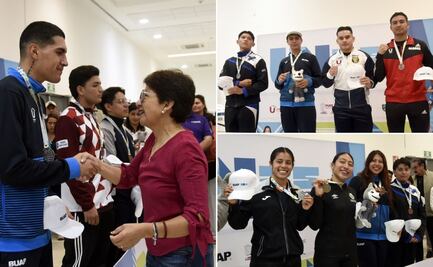 Rectora de la BUAP premia a campeones de Box