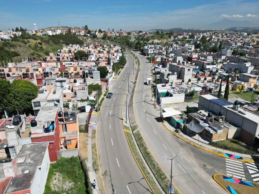 La colonia La Guadalupana tiene ahora una vialidad renovada | Fotos Ayuntamiento de Puebla