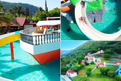 Conoce el parque acuático con aguas termales y cabañas pintorescas cerca de la CDMX