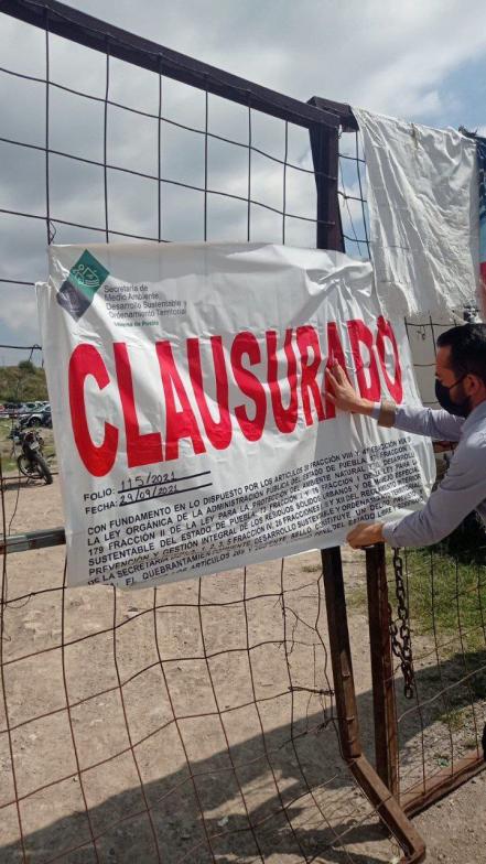Clausura Medio Ambiente siete corralones