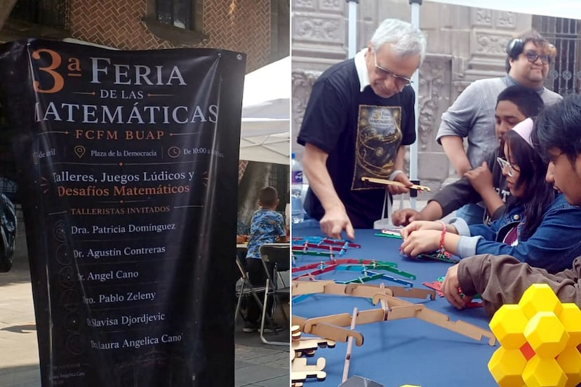 Tercera Feria de las Matemáticas en Puebla: BUAP promueve aprendizaje con juegos y talleres
