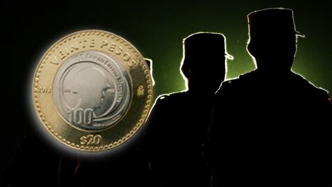 Monedas de 20 dedicadas al Ejército se venden hasta en 100 mil pesos