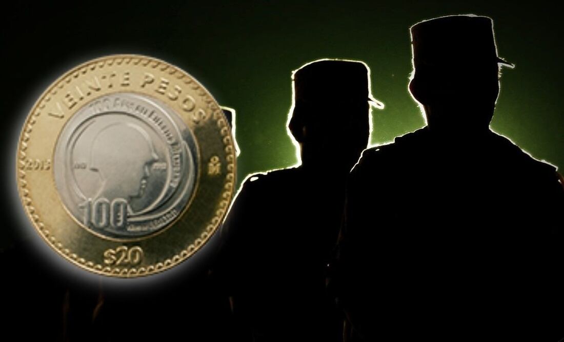 Monedas de 20 dedicadas al Ejército se venden hasta en 100 mil pesos