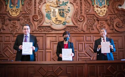 Lilia Cedillo firma convenio con la Escuela Federal de Formación Judicial del CJF