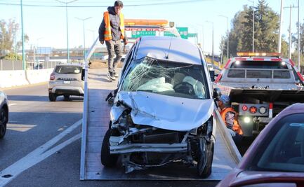 ¡Toma tus precauciones! Reportan múltiples choques y volcadura en Puebla