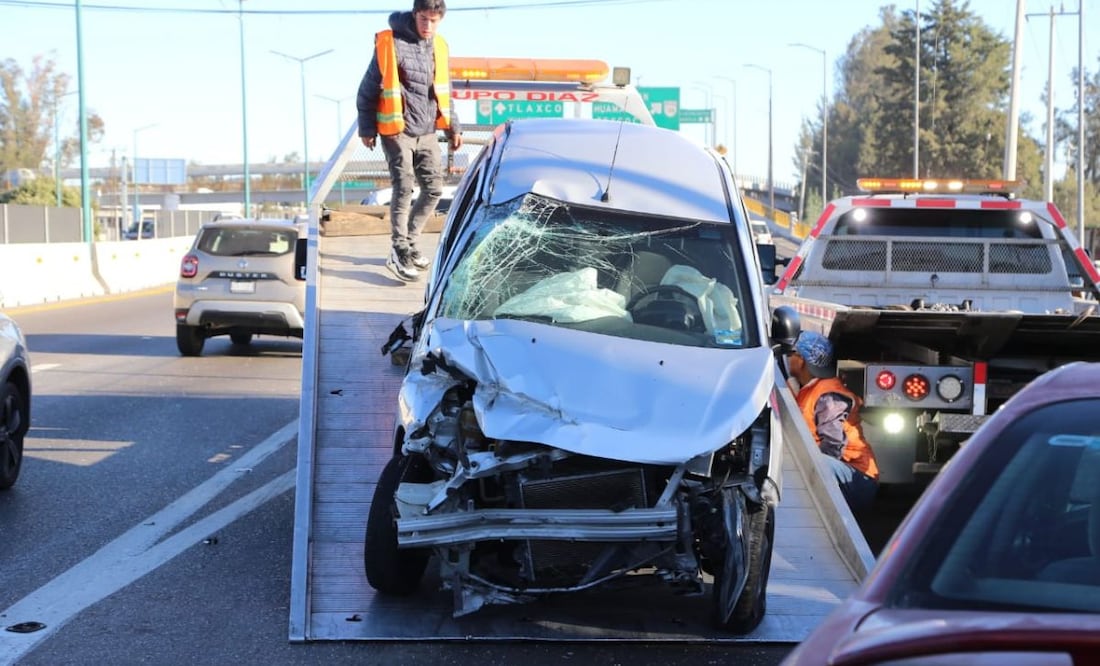 Múltiples accidentes viales se registraron la mañana de este 19 de agosto en Puebla | Foto: Agencia Es Imagen para El Universal Puebla