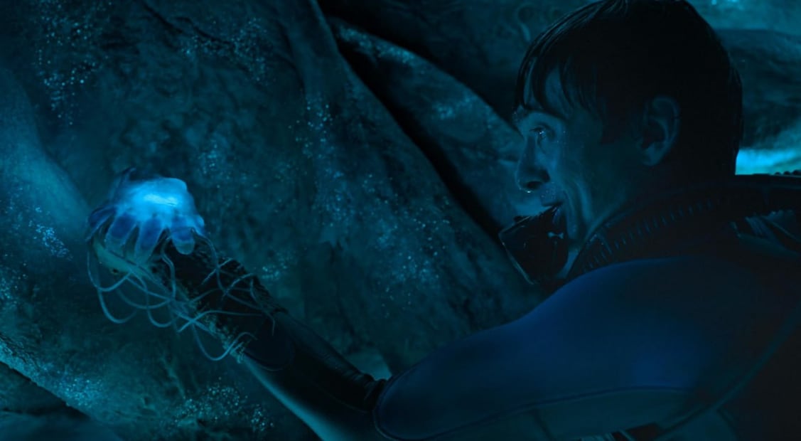 Las mejores secuencias del filme tienen que ver con el personaje de Austin Abrams intentando escapar del interior de la ballena | Foto: 20th Century Studios