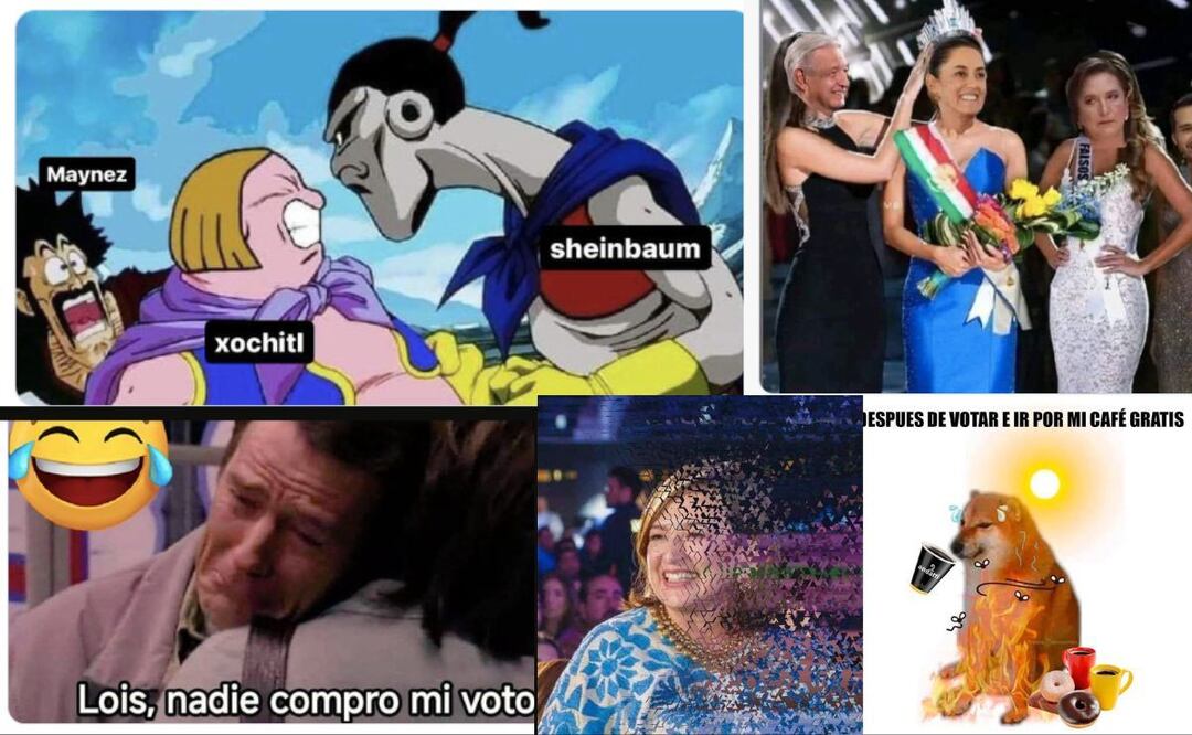 Los memes de las elecciones 2024 inundaron las redes sociales | Foto: Redes Sociales / Canvas
