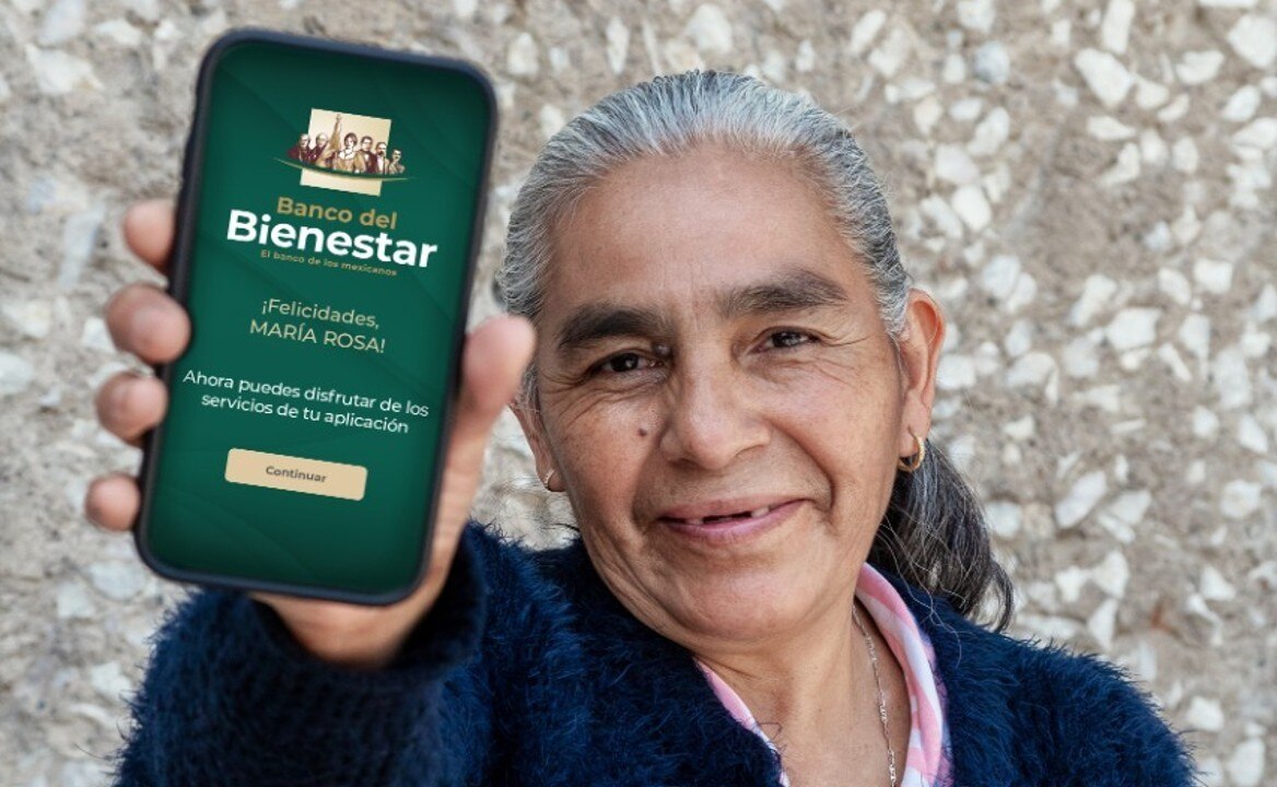 La app está disponible para dispositivos Android Foto: Banco del Bienestar