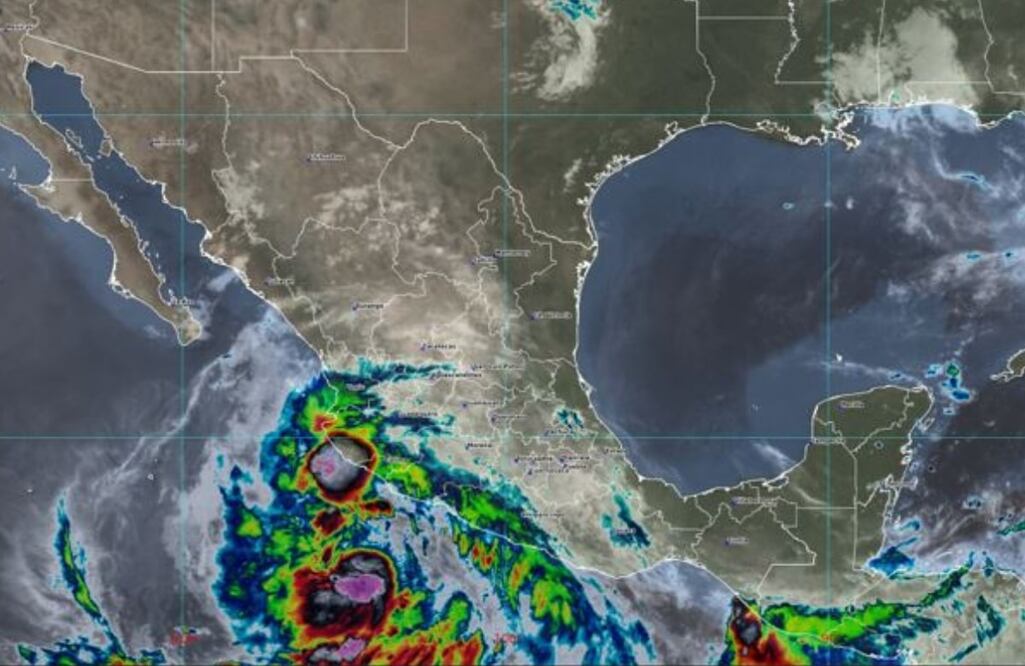 Huracán Blas se mantiene en categoría 1; ocasionará lluvias en Colima, Jalisco, Michoacán y Guerrero. Foto: Especial
