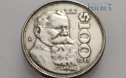 Cuánto vale la moneda de 100 pesos de Venustiano Carranza acuñada en bronce