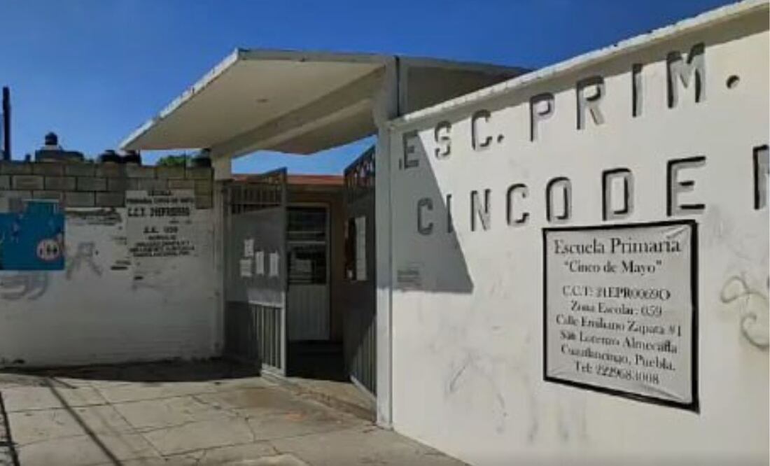 Una primaria de Cuautlancingo, ubicada en la calle Emiliano Zapata, fue robada | Foto: Captura Facebook PB Comunicación