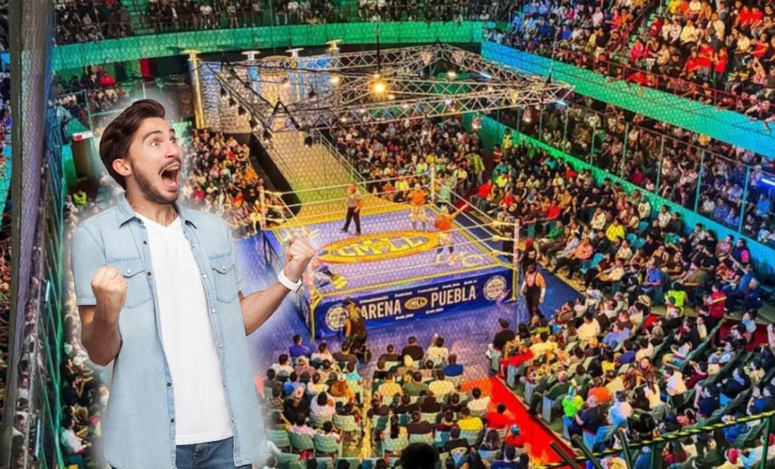 Los lunes son de lucha libre en la Arena Puebla | Foto: CMLL