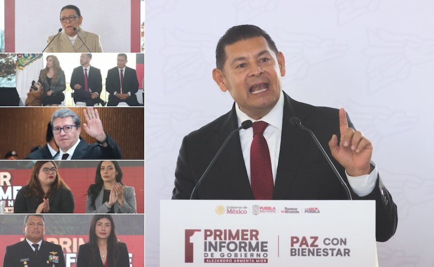Reconocen el trabajo de Alejandro Armenta al rendir su Primer Informe de Gobierno en Puebla