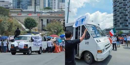 Tráfico en la Vía Atlixcáyotl: Trabajadores del Poder Judicial realizan bloqueo