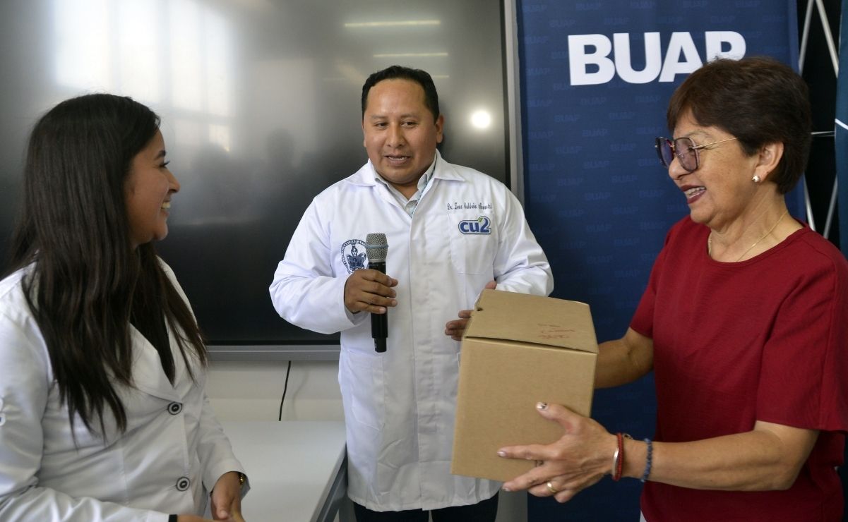 Rectora Lilia Cedillo Ramírez refrendó el compromiso de la universidad con el desarrollo de la ciencia | Foto: Buap