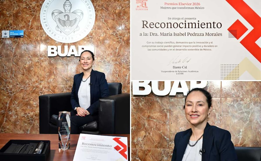 Investigadora BUAP recibe Premio Elsevier 2026 “Mujeres que transforman México”