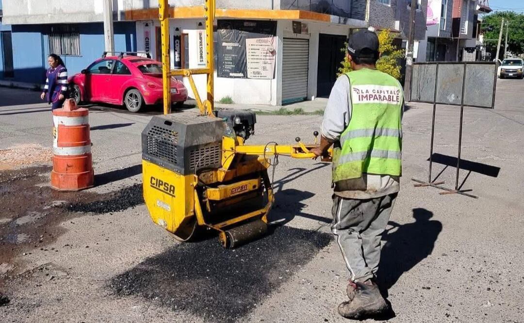 Gobierno de la ciudad avanza con más de 197 mil baches tapados | Foto: Ayuntamiento de Puebla.
