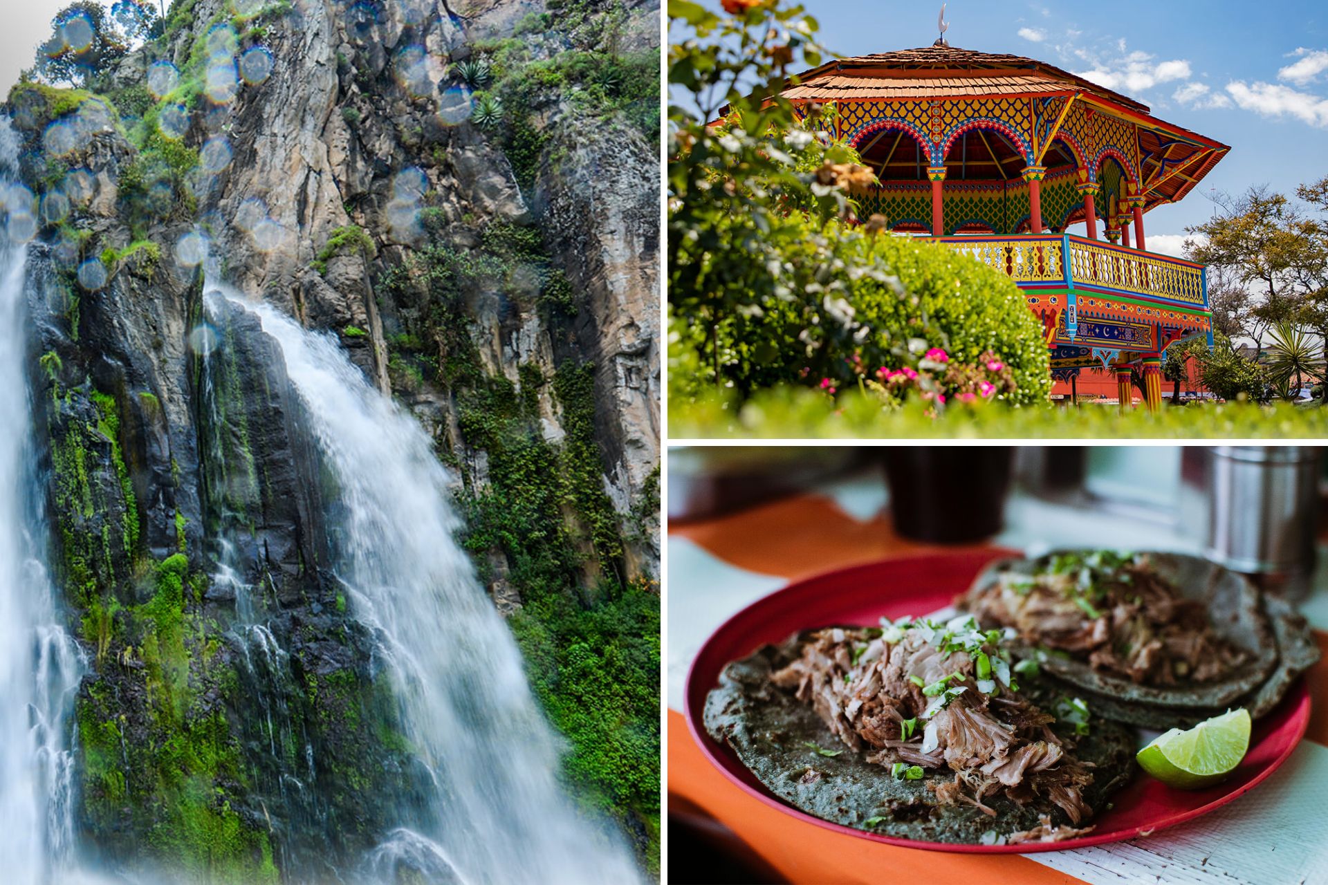 Te vas a enamorar de Chignahuapan, con sus casitas de techos de teja y su deliciosa barbacoa