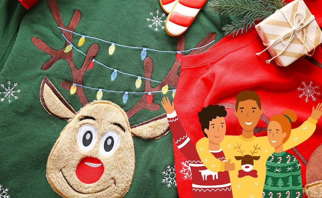 En Puebla hay una gran variedad de opciones para comprar suéteres navideños | Foto: Canva