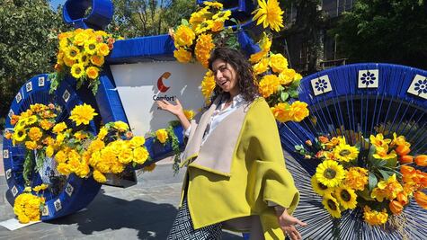 Instalan Bicicleta Monumental en avenida Juárez para hacer homenaje a ciclistas